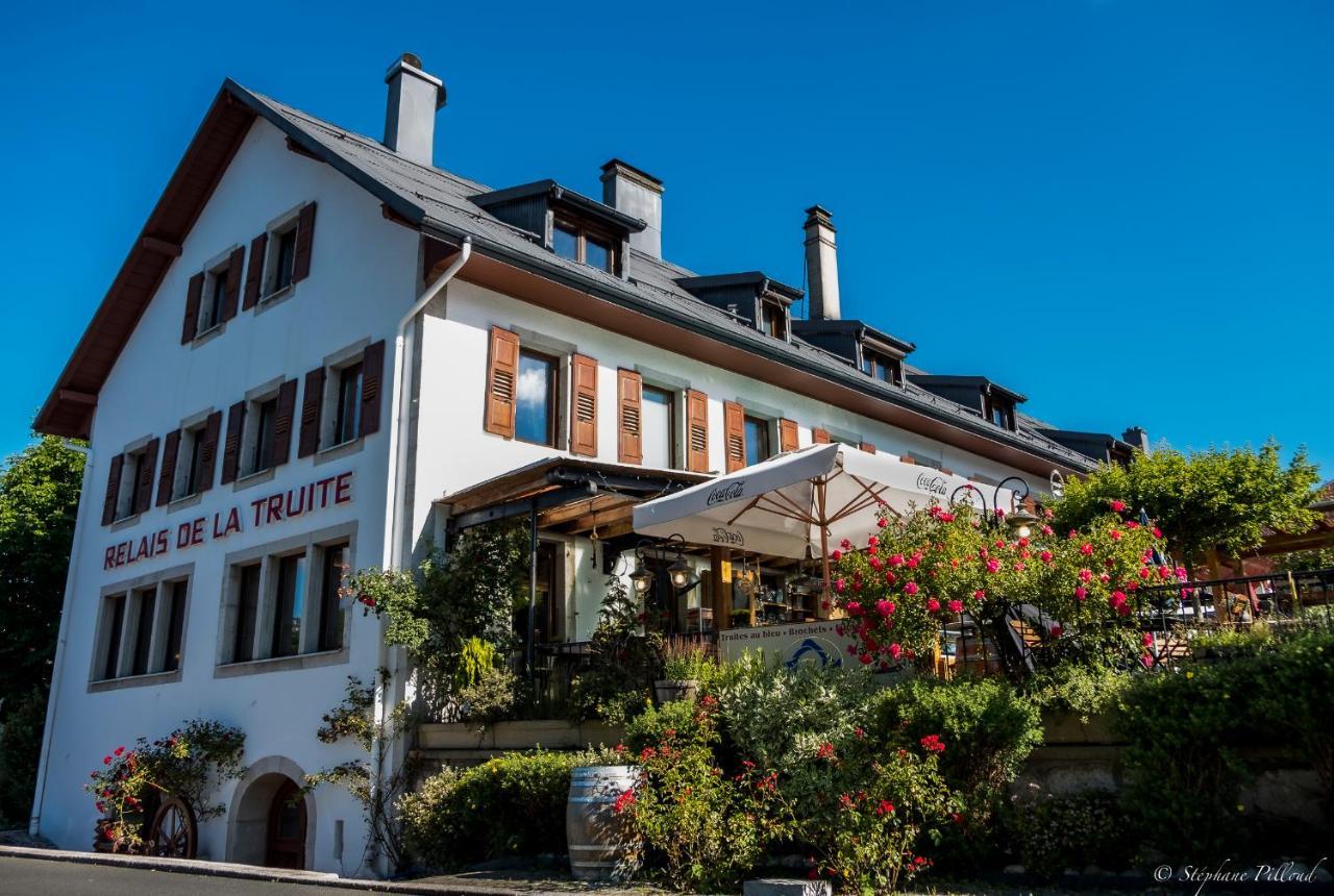 Hotel De La Truite & Spa Le Petit Nautilus Le Pont Екстер'єр фото